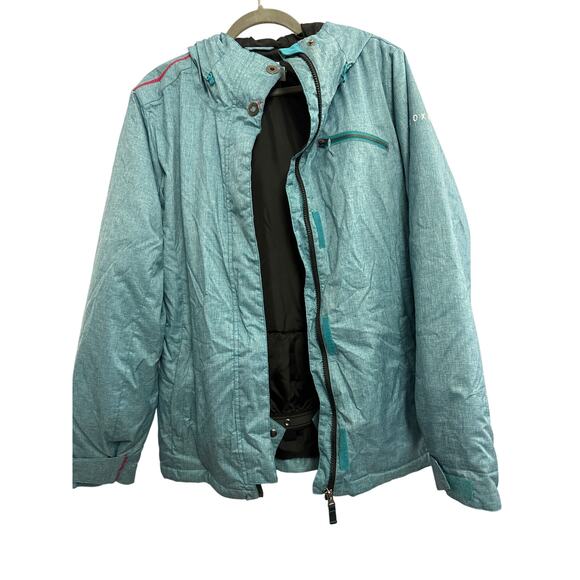 Roxy Women Teal Snow Jacket - Picture 12 of 12